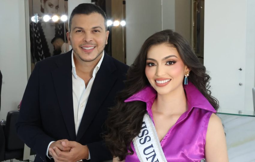 César Anel Rodríguez y Mirna Caballini.  Foto: Instagram / @cesaranel