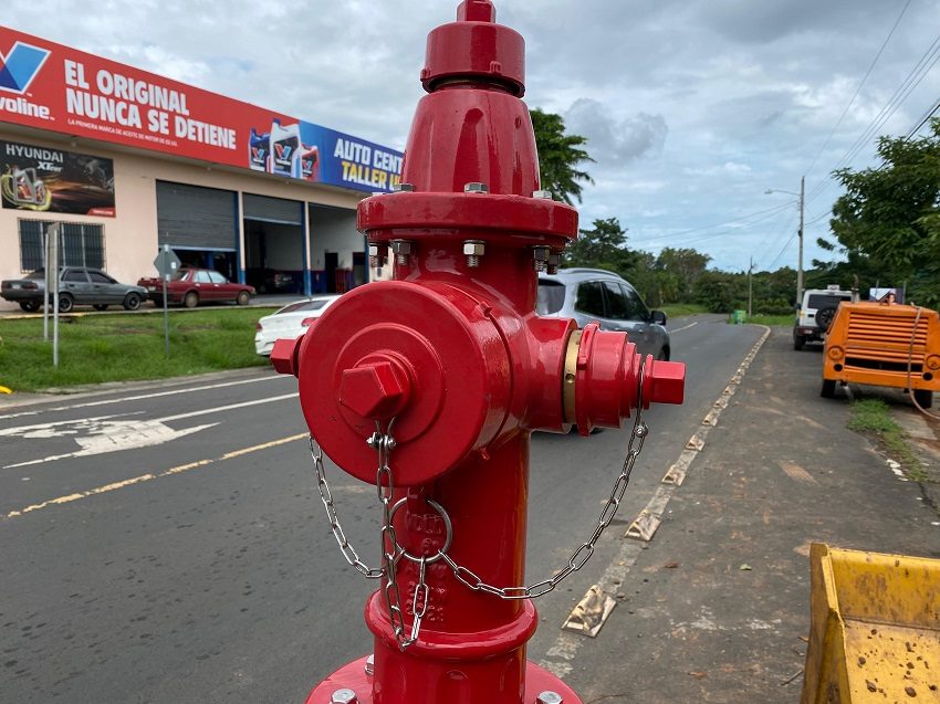 Hidrantes instalados en Chitré