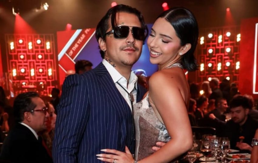 Christian Nodal y Ángela Aguilar. Foto: Instagram / Latin Grammy