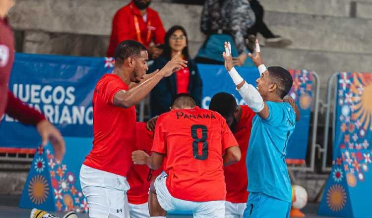 Jugadores de Panamá festejan. Foto: COP