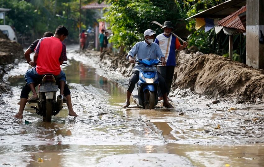 Aldea afectada por las inundaciones en la zona de Meureudu, Pidie Jaya, Aceh, Indonesia. Foto: EFE