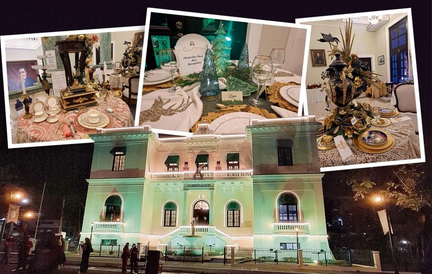 'La elegancia de la Navidad, puesta en la mesa'. Fotos: Belys Toribio