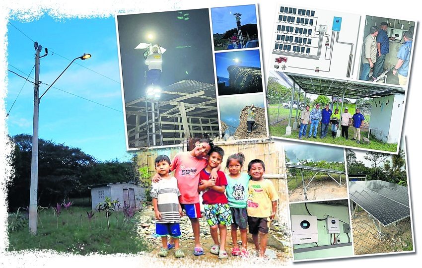 La Oficina de Electrificación Rural, en lo que va del año, ha beneficiado a más de 5 mil personas. Foto: Epasa