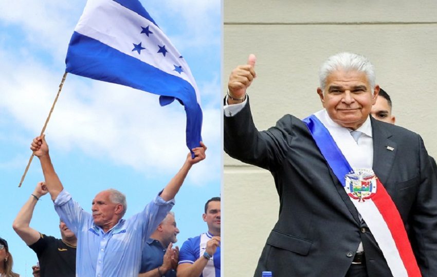 Nasry Asfura y presidente de Panamá. Foto: EFE