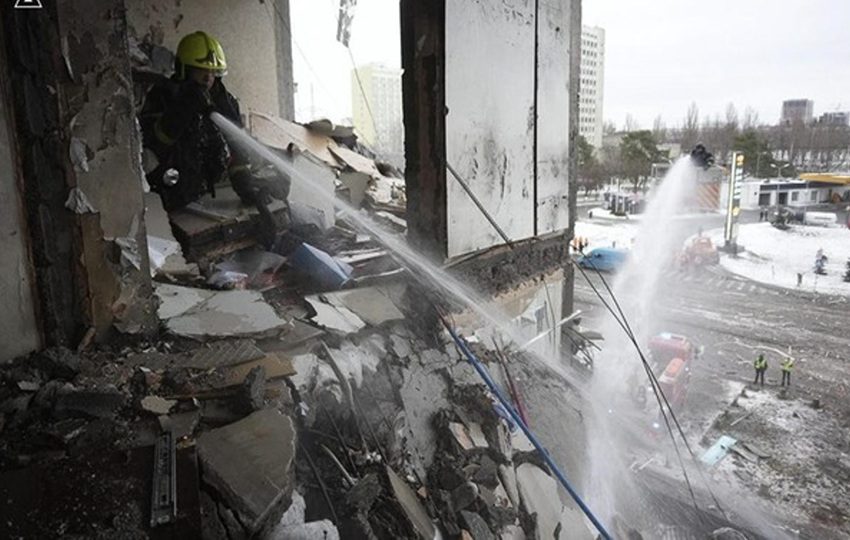 Por el ataque unos 320.000 hogares se han quedado sin calefacción. Foto: EFE