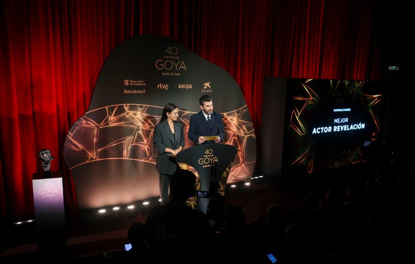 Acto para dar a conocer las nominaciones a los Premios Goya. Foto: EFE / Víctor Lerena