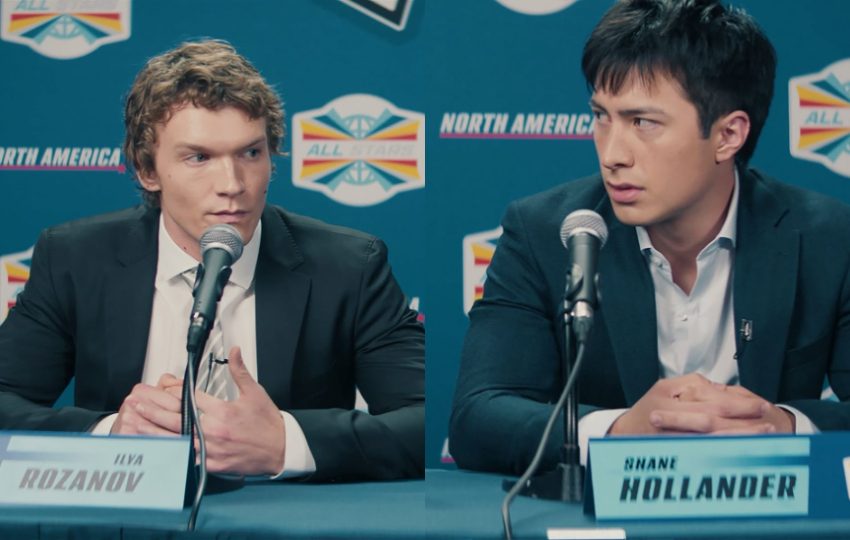 Connor Storrie y Hudson Williams. Fotos: Instagram / @heatedrivalrycrave