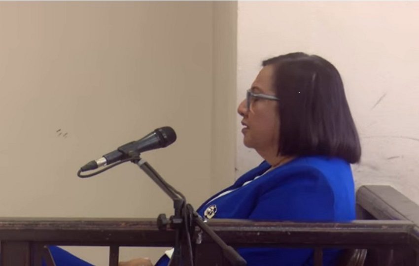 Yara Campo, testigo de la Fiscalía.