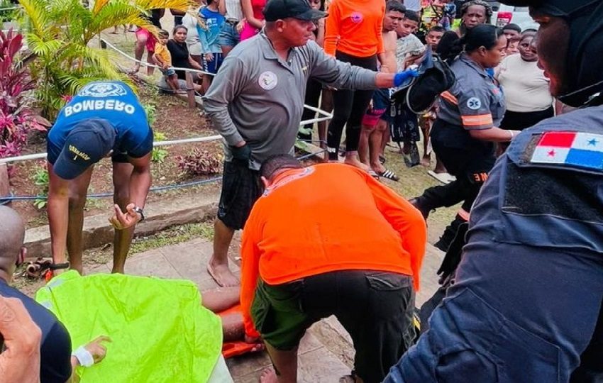 Pese a la advertencia del Sinaproc, las personas se arriesgaron a ir de paseo a estos balnearios.  Foto. Cuerpo de Bomberos
