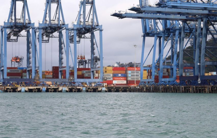 Puerto de Balboa en ciudad de Panamá. Foto: EFE