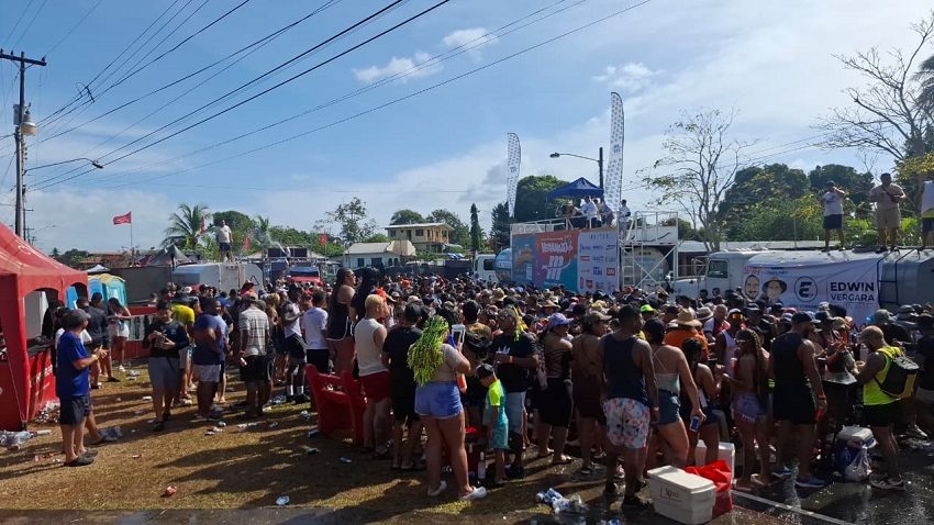Carnavales en el distrito de Chame, provincia de Panamá Oeste. Foto: Cortesía