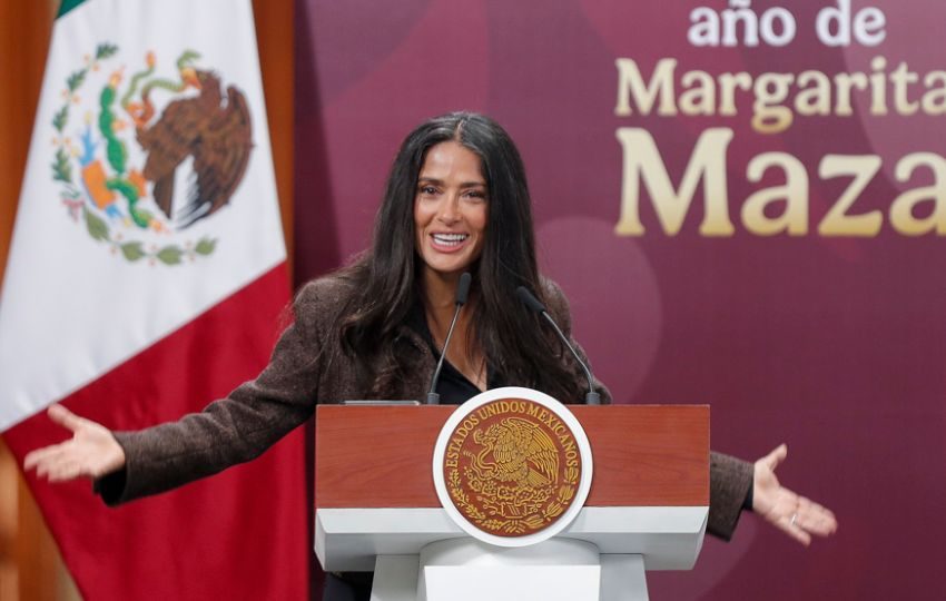 La actriz productora y directora mexicana Salma Hayek. Foto: EFE