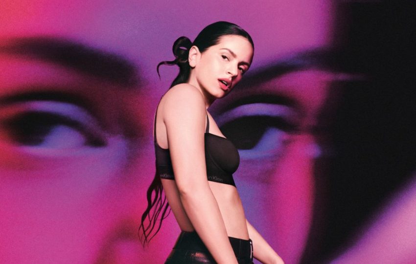 Rosalía. Foto: X / @CalvinKlein