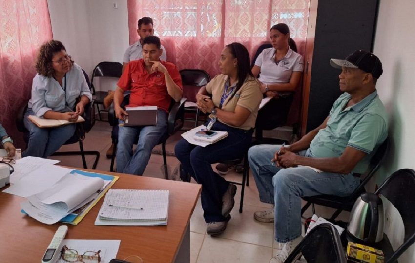 Durante el encuentro. Foto: Diomedes Sánchez