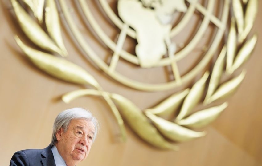 El secretario general de la ONU Antonio Guterres. Foto: EFE