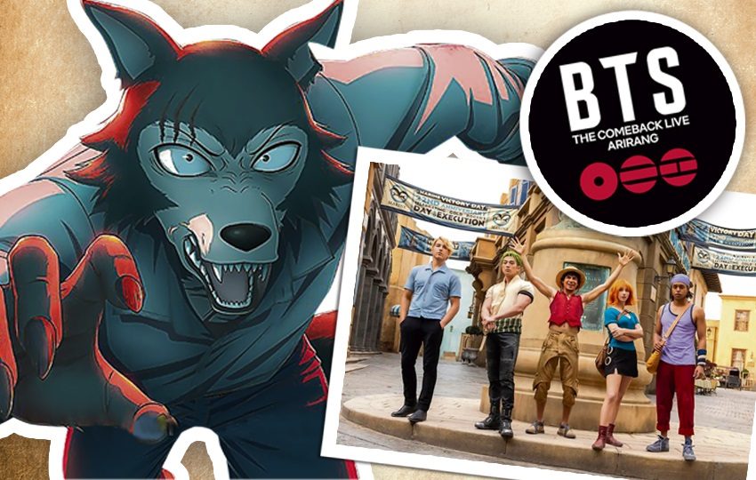 'Beastars', 'One Piece' y 'BTS The Comeback Live / Arirang'. Fotos: Netflix