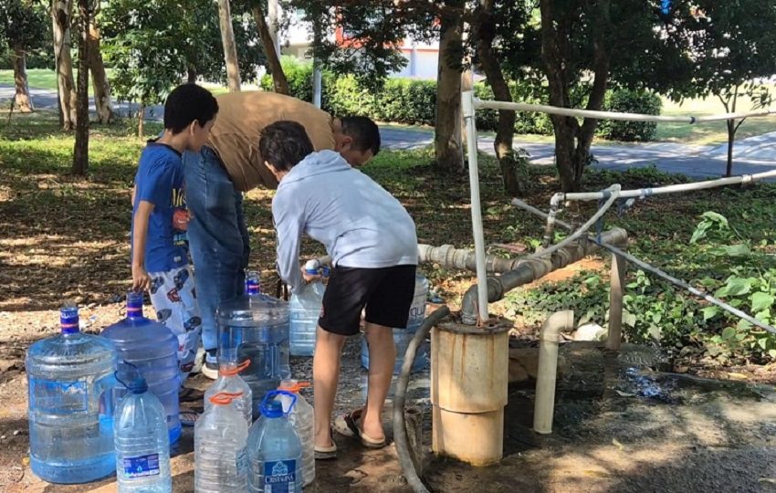 En los últimos tres meses, según se informó, se han activado cinco nuevos pozos, que aportan cerca de 300 mil galones diarios adicionales. Foto. Thays Domínguez