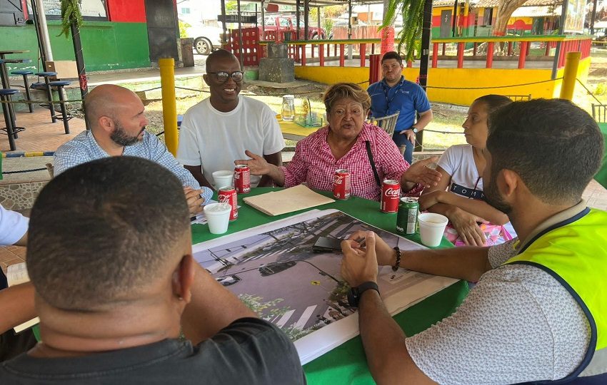 Franklyn Robinson  agradeció que el MOP haya dado la cara. Foto: Cortesía