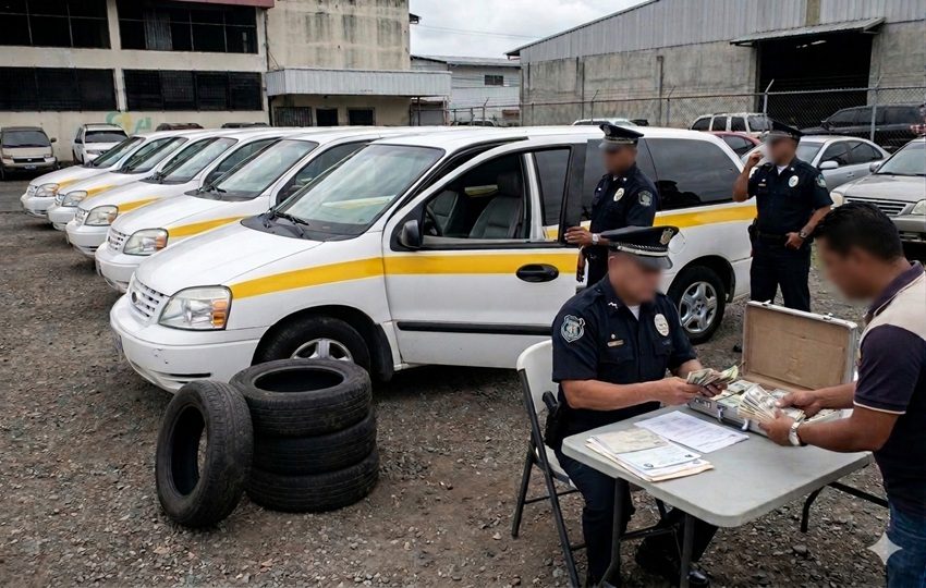 Los policías hurtaban y comercializaban de forma ilegal vehículos, motocicletas y accesorios de propiedad institucional. Foto: Gemini/IA