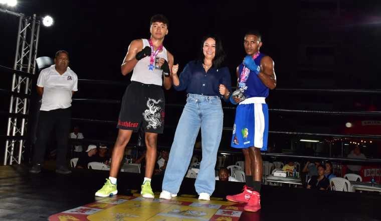 Se realizaron peleas en diferentes categorías. Foto: Cortesía