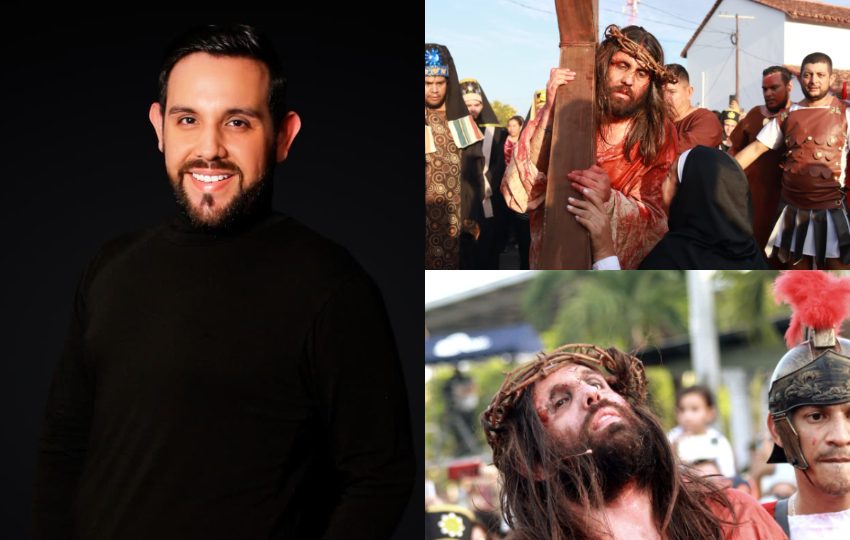 Hace siete años interpreta a Jesús. Foto: Cortesía / Carlos Ocaña