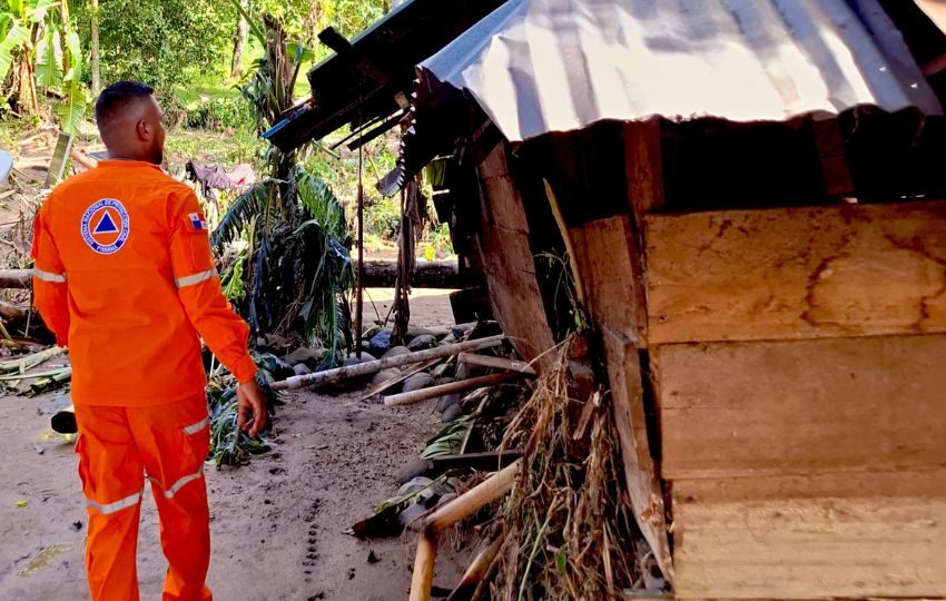 Afectaciones por las lluvias. Foto: Cortesía
