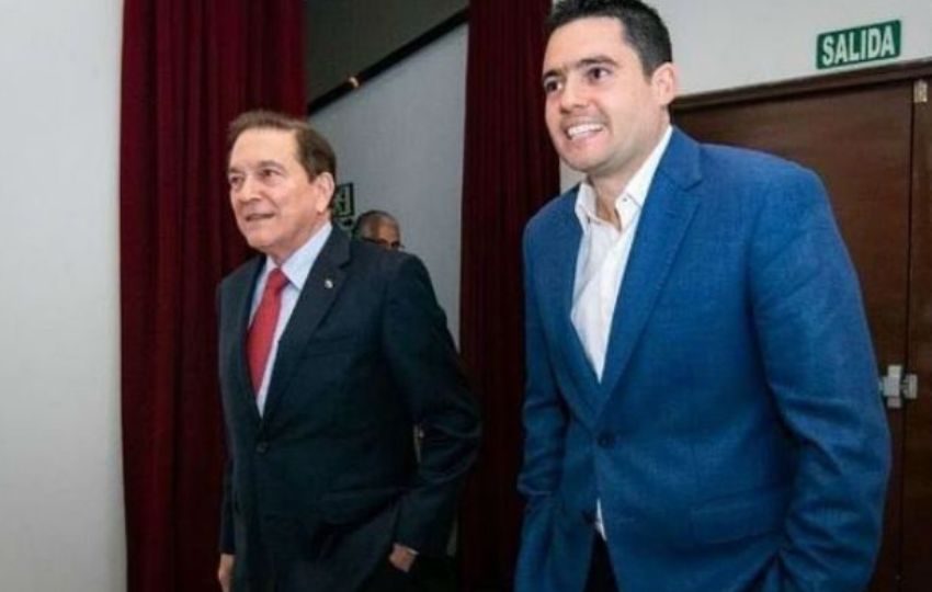 El expresidente Laurentino Cortizo y el ex vicepresidente José Gabriel Carrizo. Foto: Archivo