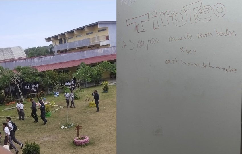 Uno de los mensajes escritos señala el día 23 de este mes como la fecha exacta del hecho. Foto: Eric Montenegro 