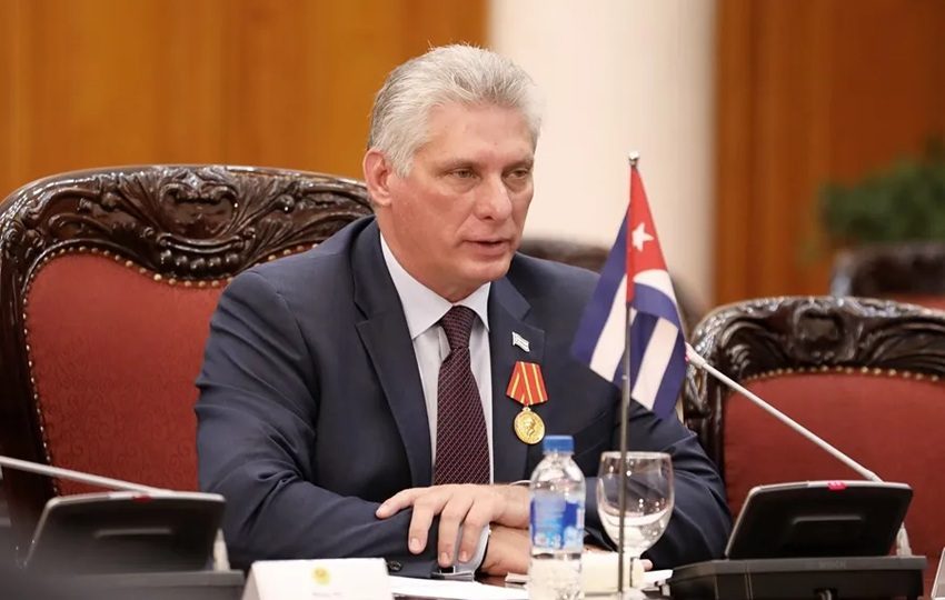 El presidente de Cuba, Miguel Díaz-Canel. Foto: EFE