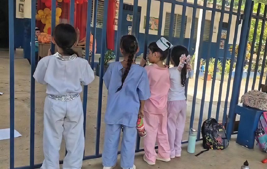 Los padres de familia han solicitado la asignación de un docente de informática, un cocinero y un trabajador manual. Foto. Thays Domínguez