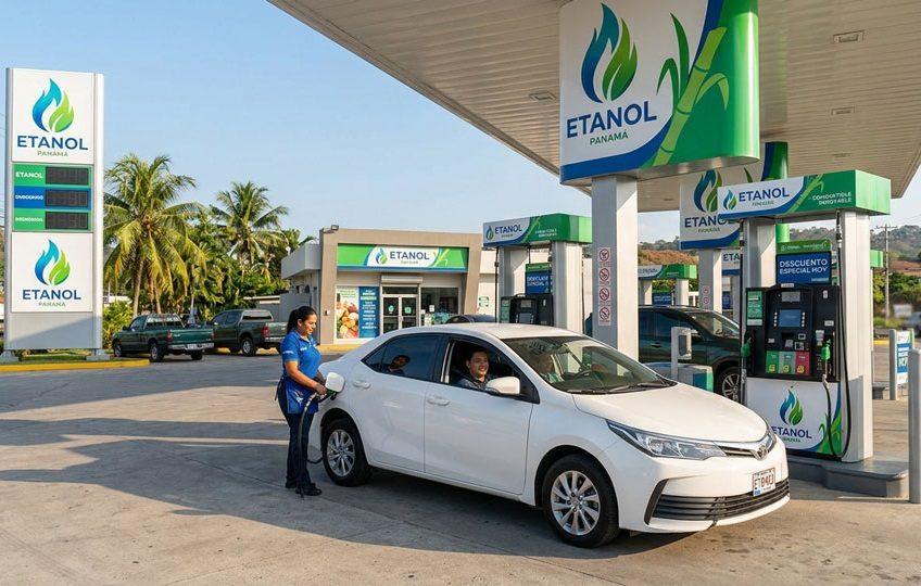 La ley para implementar el etanol se aplazó para el próximo periodo legislativo. Foto creada con IA