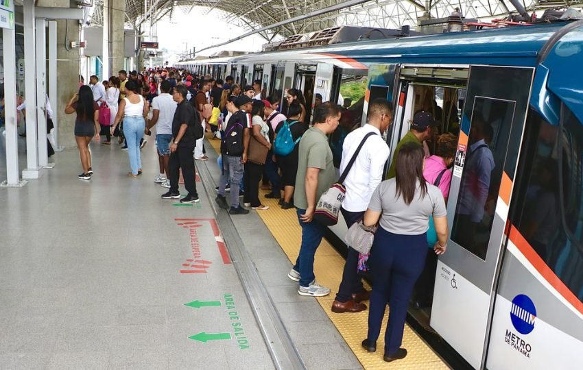 Estación de El Metro de Panamá. Foto: Cortesía