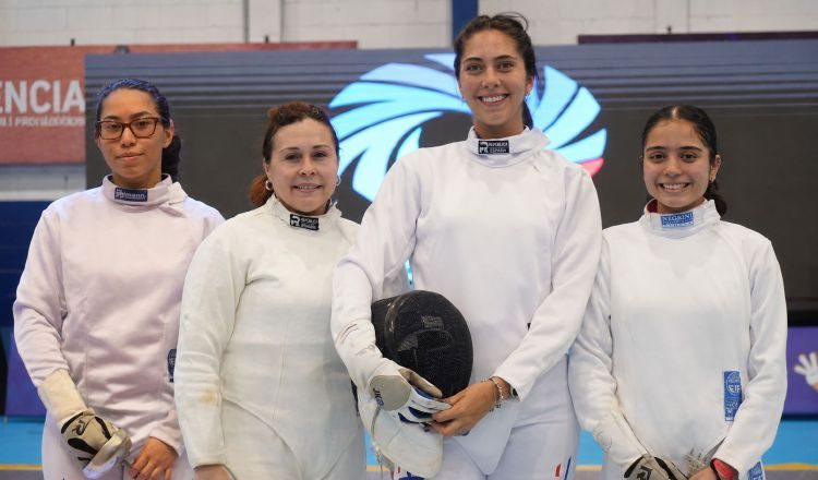 Selección de Panamá de esgrima femenina. Foto: Cortesía