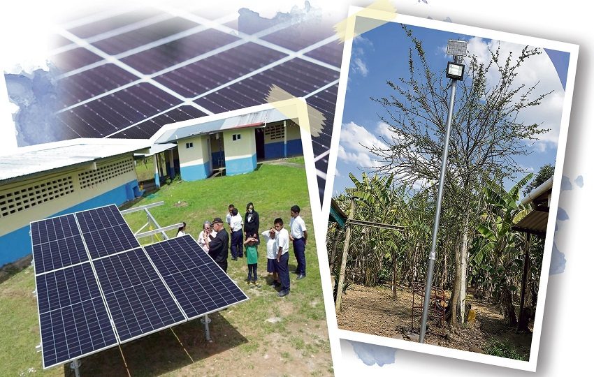 La OER, en lo que va del año, ha instalado líneas eléctricas en distintas comunidades de las provincias de Colón, Coclé, Los Santos, Chiriquí, Veraguas y Bocas del Toro. Foto: Epasa