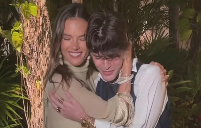 Alessandra Ambrosio y Kevin Cahill. Foto: Instagram