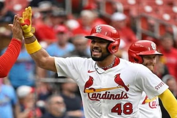 Iván Herrera pegó un cuadrangular para los Cardenales. Foto: Instagram