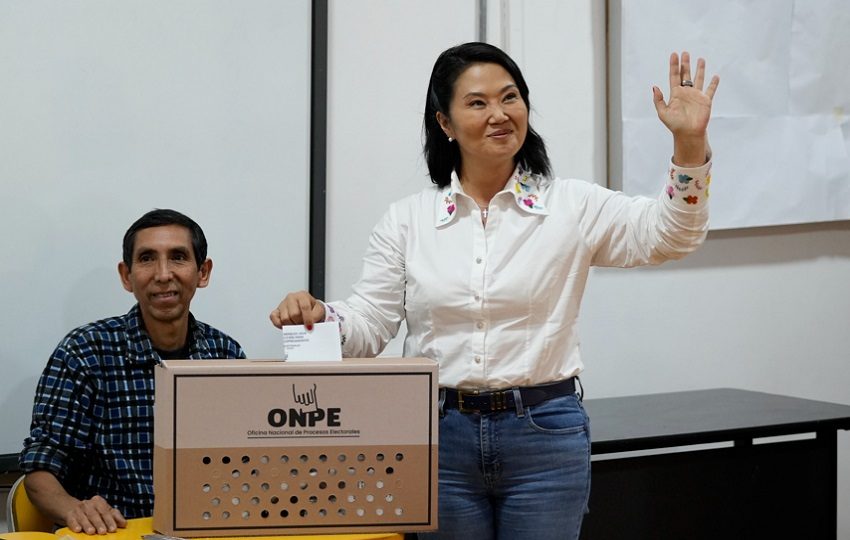 La candidata a la Presidencia de Perú por el partido Fuerza Popular, Keiko Fujimori. Foto: EFE