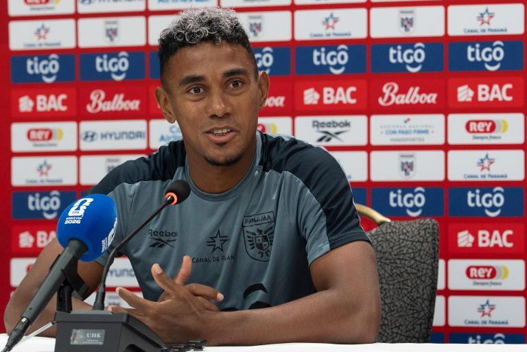 Édgar Yoel Bárcenas, jugador del equipo panameño. Foto: FPF