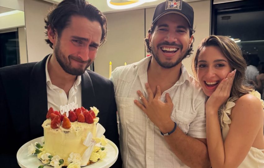 Diego De Obaldía, Elmis Castillo y Mafe Achurra. Foto: Instagram