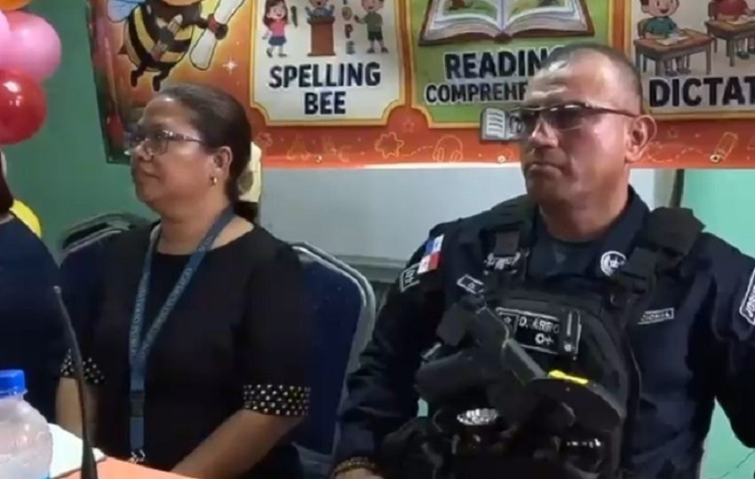Una de las primeras acciones que desarrolló el nuevo jefe de la tercera zona policial de Colón fue una reunión de coordinación con la comunidad educativa del centro educativo Manuel Urbano Ayarza