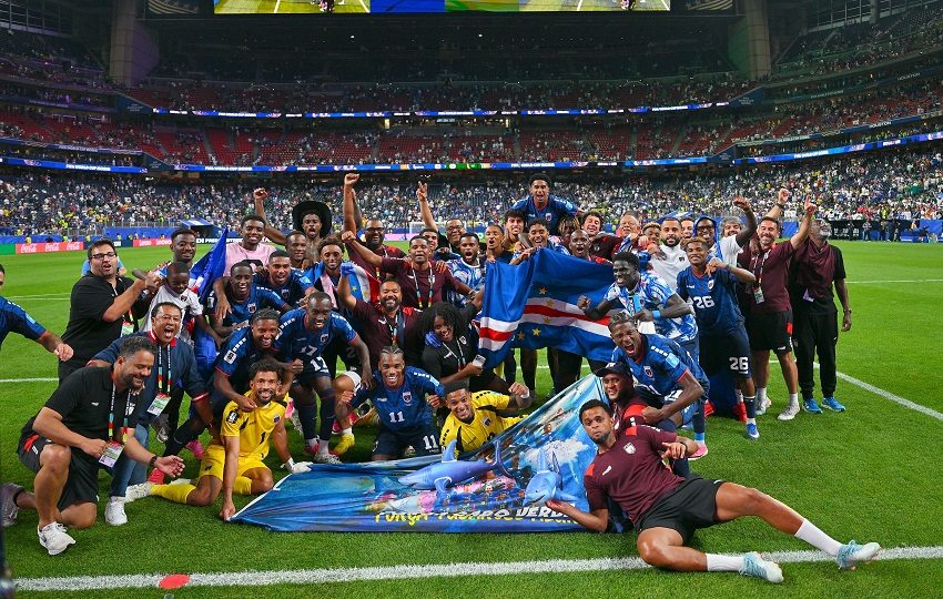 Cabo Verde se ha convertido en la gran revelación del torneo. Foto: EFE 
