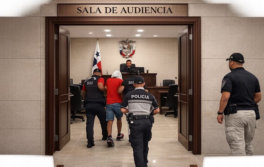 En horas de la tarde de ese mismo domingo, el hoy imputado decidió entregarse de forma voluntaria ante las unidades de la Policía Nacional . Foto. Eric Montenegro/IA