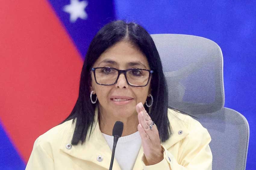 Delcy Rodríguez, mandataria de Venezuela EFE