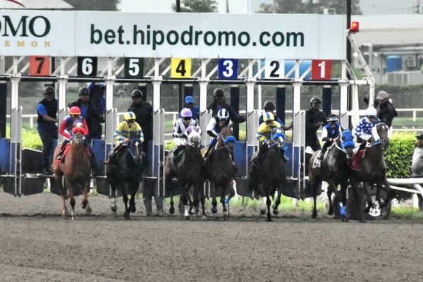 La carrera se disputó en distancia de 1,800 metros. Foto Boris Valdivieso