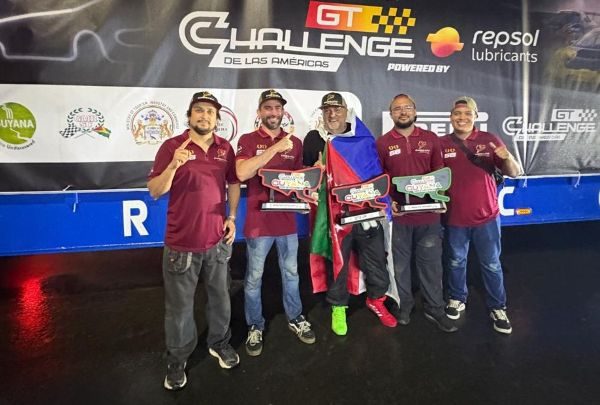 El piloto panameño David Carballeda brilló en el Gran Premio de Guyana,. Foto: Cortesía