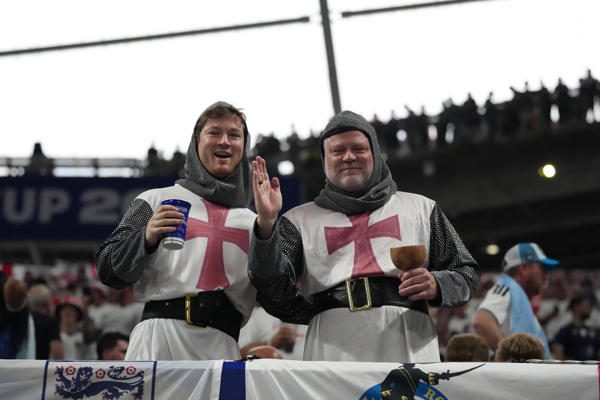 Aficionados ingleses. Foto: EFE