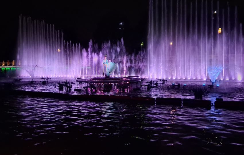 Espectáculo en el Gran Canal.