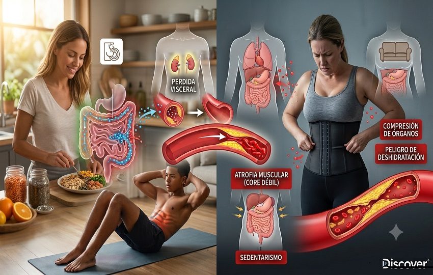 La única manera de perder grasa es consumir menos calorías. Imagen generada con IA