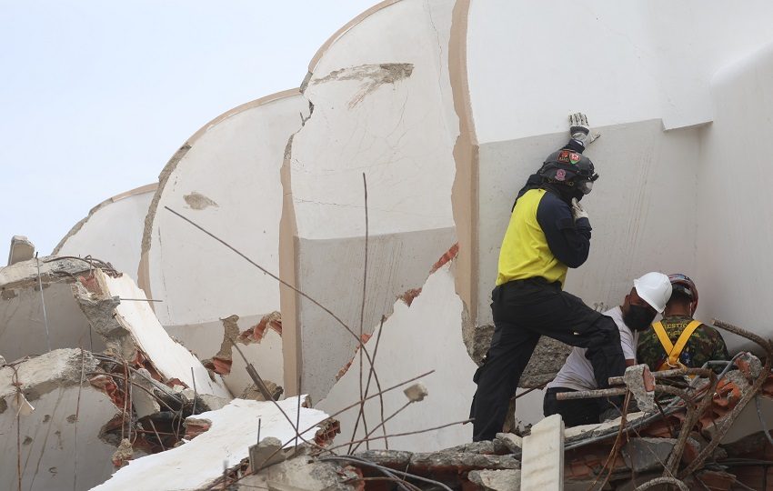 El doble terremoto de magnitud 7,2 y 7,5 ocurrió el 24 de junio. Foto: EFE
