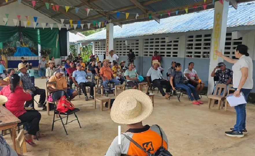 Los campesinos reafirmaron su rechazo al proyecto del embalse de Río Indio y reiteraron la urgencia de implementar una gestión eficiente y sostenible del agua en Panamá. Foto. Cortesía